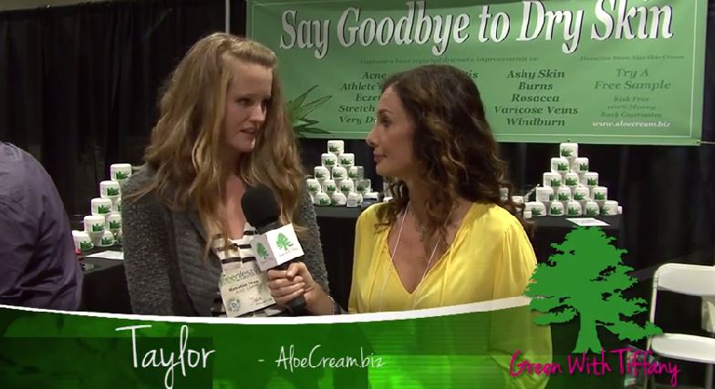 Organic Skincare Cream by Hawaiian Moon Aloe at the Green Festival